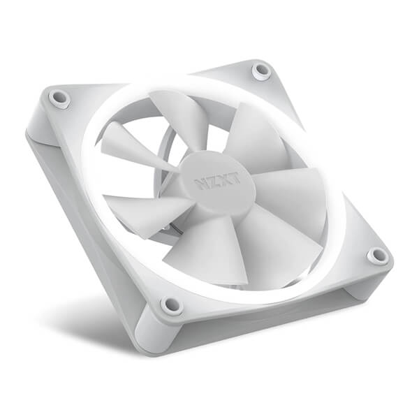 Nzxt F120 RGB 120mm White Cabinet Fan (Single Pack)